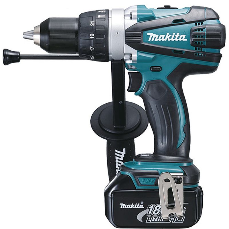 Parafusadeira-e-Furadeira-de-Impacto-220-Volts-com-Bateria-18-Volts---DHP458RFE---MAKITA