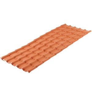 Telha de PVC com 2,42x0,88 Metros Plan Cerâmica - 081190630242 - PERMATTI