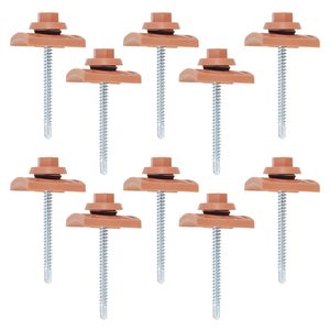 Kit de Vedação e Fixação para Telha Plan Cerâmica com 10 Peças - 081180630021 - PERMATTI