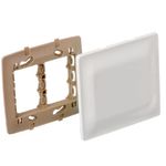 Placa Zeffia Cega Branca 4x4 - 680173 - PIAL
