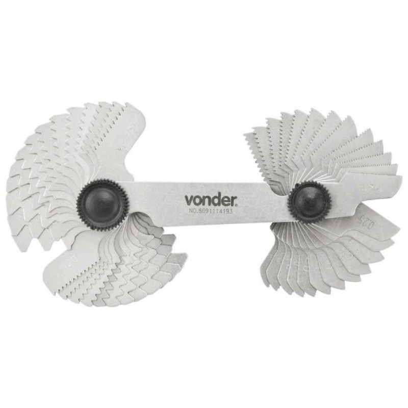 Calibre Pente de Rosca com 52 Laminas em Aco Carbono - 3595052000 - VONDER