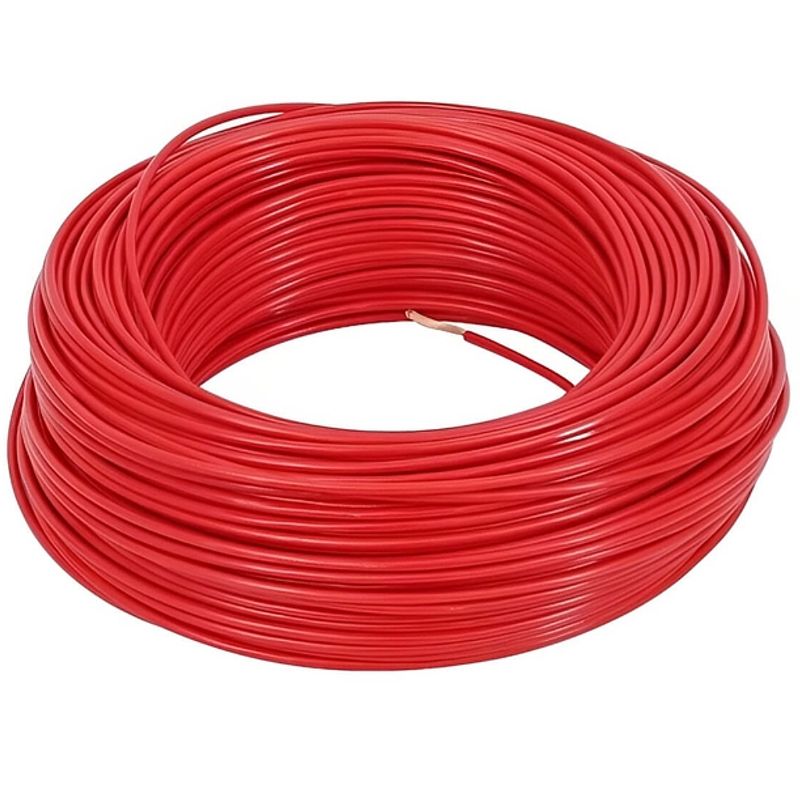 Cabo Flexicom de Cobre 2,5mm 750 Volts Vermelho com 100 Metros - 1150506401 - COBRECOM