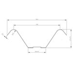 Telha PP Kalheta Perfil 440 2,1mm 7,20 Metros - 54.0720 - ATCO -1-