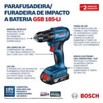 Parafusadeira-Furadeira-de--Impacto-18-Volts-2-Baterias---Maleta---BOSCH