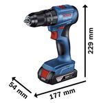 Parafusadeira-Furadeira-de--Impacto-18-Volts-2-Baterias---Maleta---BOSCH