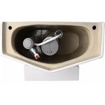 Vaso Sanitario Monobloco Esmaltado com Caixa Acoplada e Assento Anti-Ruido Branco Milao - SAN-002 - STILLUS HOME -1-