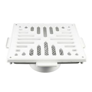 Caixa Coletora com Grelha Branca 20 x 20 cm - 1328 - ESTRELA