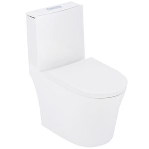 Vaso Sanitário Monobloco Turmalina Branco com Duplo Acionamento 3/6 Litros - 658 - PETTRA