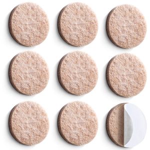 Protetor de Feltro Redondo com Adesivo R 3cm com 9 Peças 30 x 30 mm - PR2133 - PINCEIS ATLAS