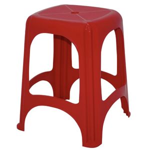Banqueta Niterói em Polietileno Vermelha - 92411040 - TRAMONTINA