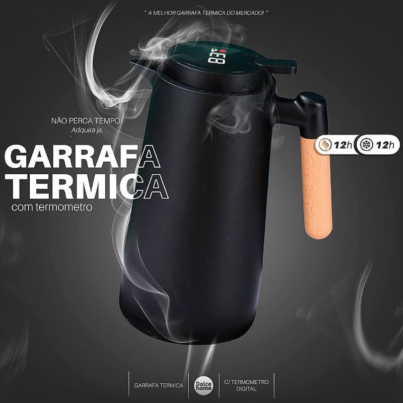 Garrafa-Termica-de-Plastico-Preta-1-Litro-com-Termometro-Digital---D1331---DOLCE-HOME