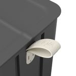 Lixeira-Borboleta-com-Pedal-6-Litros-Cinza-Chumbo-com-Alca---10660_0536---COZA--6-