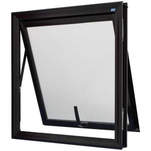 Vitrô Maxim-Ar Perfecta 1 Folha 60x60cm Preta - 1048-5601 - JAP