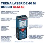 Trena-a-Laser-Cor-Vermelha-GLM40-Alcance-de-40-Metros---Saco-Protetor-com-2-Pilhas---0601072900-000---BOSCH