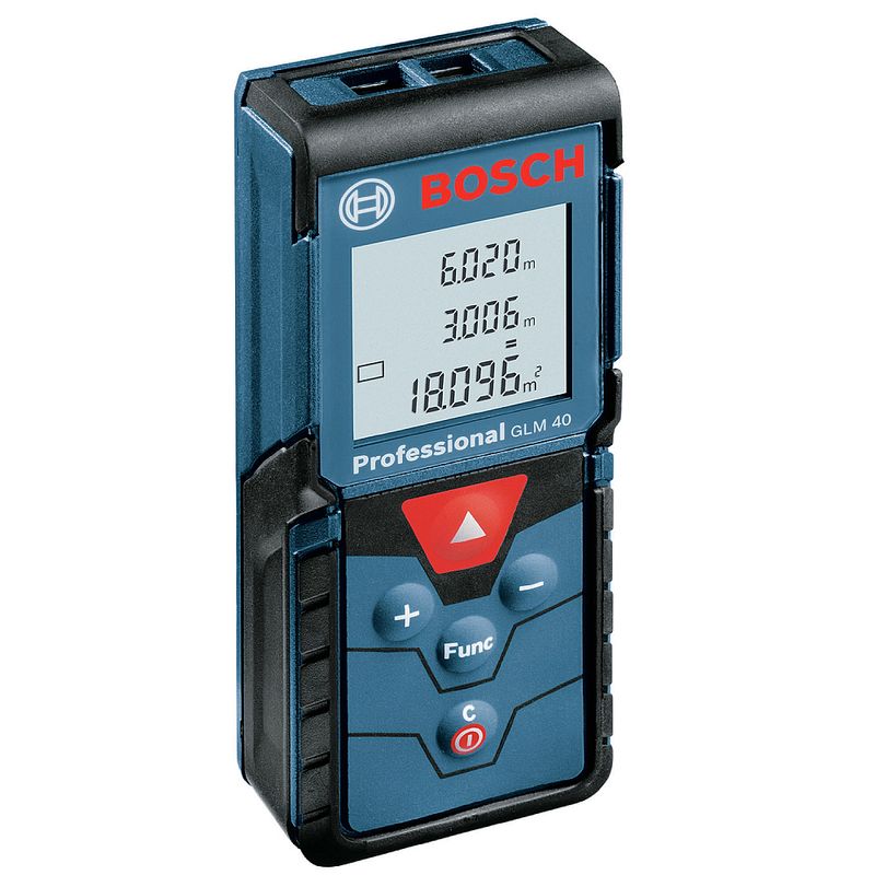 Trena-a-Laser-Cor-Vermelha-GLM40-Alcance-de-40-Metros---Saco-Protetor-com-2-Pilhas---0601072900-000---BOSCH--1-