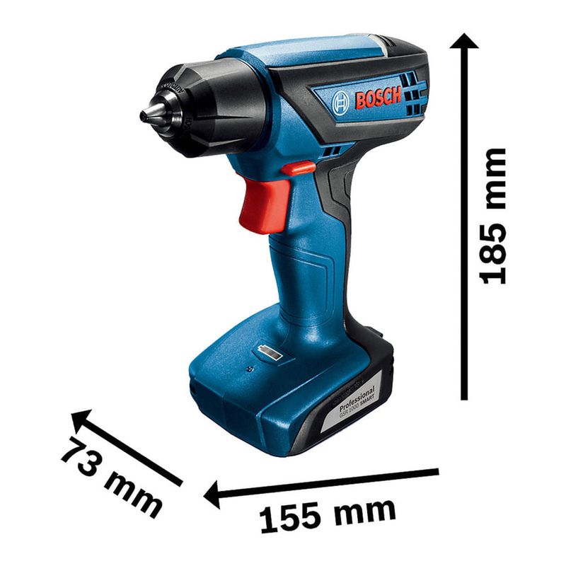 Parafusadeira _ Furadeira a Bateria GSR1000 Smart - 06019F40E3000 - BOSCH -1-