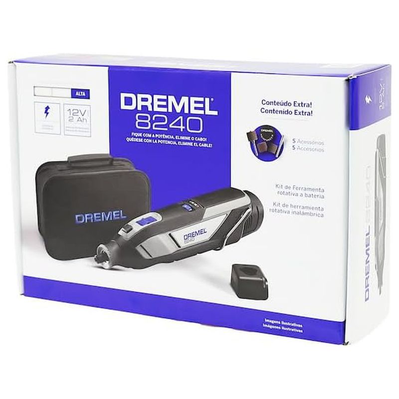Micro-Retifica-8240-12-Volts-com-5-Acessorios-e-Bolsa---F0138240LD000---DREMEL--3-