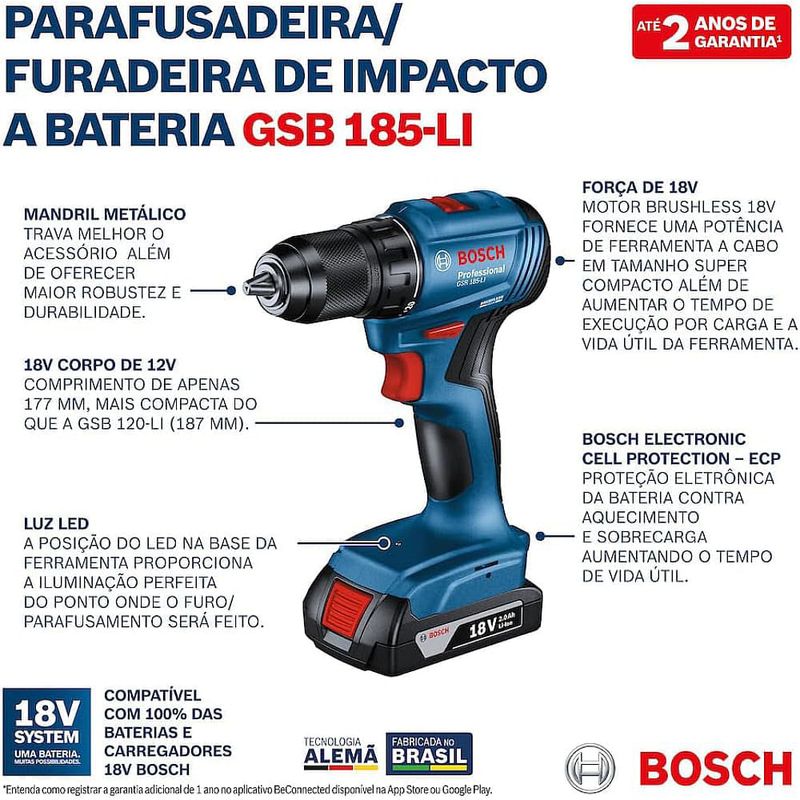 Kit-Furadeira-GSB-185-LI---Esmerilhadeira-GWS-180-LI-com-2-Baterias---06019H90E5000---BOSCH--11-