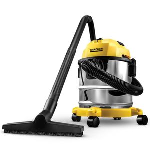 Aspirador de Pó e Água WDL 1S 1700 Watts 12 Litros em Aço Inox 220 Volts - 10983510 - KARCHER