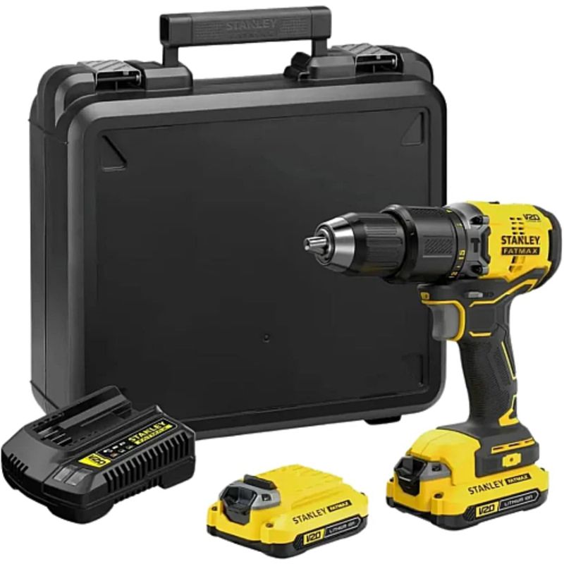 Parafusadeira-e-Furadeira-de-Impacto-Brushless-1_2_-13mm-20-Volts-Max-Bivolt-com-2-Baterias---Maleta---SBD715D2K-BR---STANLEY--8-