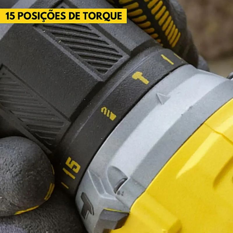 Parafusadeira-e-Furadeira-de-Impacto-Brushless-1_2_-13mm-20-Volts-Max-Bivolt-com-2-Baterias---Maleta---SBD715D2K-BR---STANLEY--4-