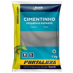 Cimento Cimentinho para Pequenos Reparos Cinza 1 Kilo - 00174 - FORTALEZA