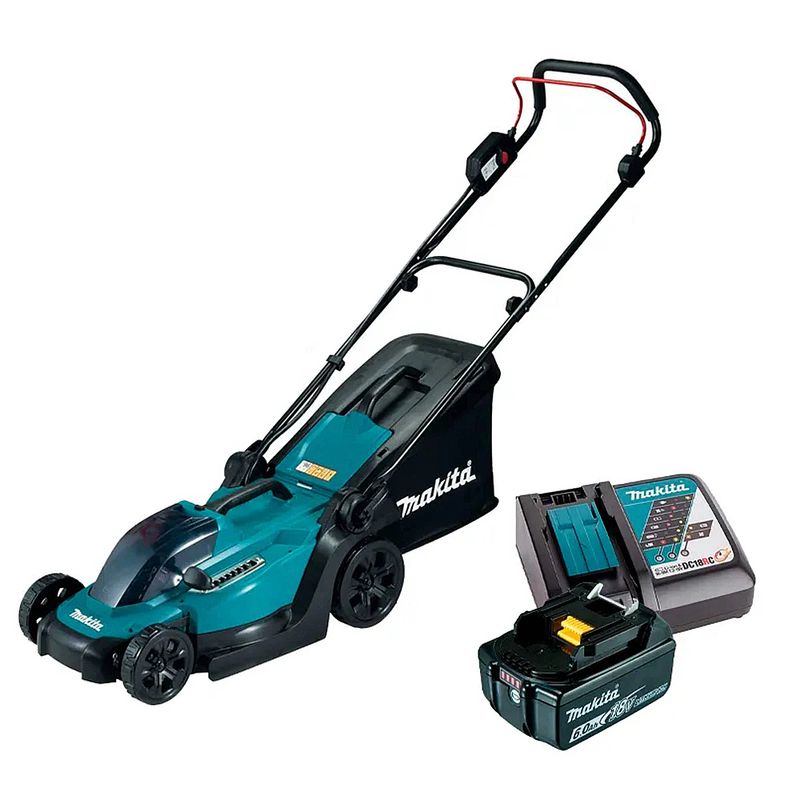 Cortador-de-Grama-a-Bateria-18-Volts-450-Watts-com-Bateria-e-Carregador---DLM330ZC---MAKITA--5-