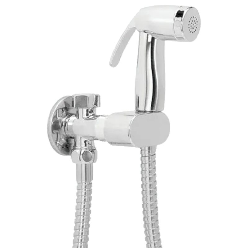 Ducha Higienica Com Suporte Integrado Cromado - 8486 - FURKIN -1-