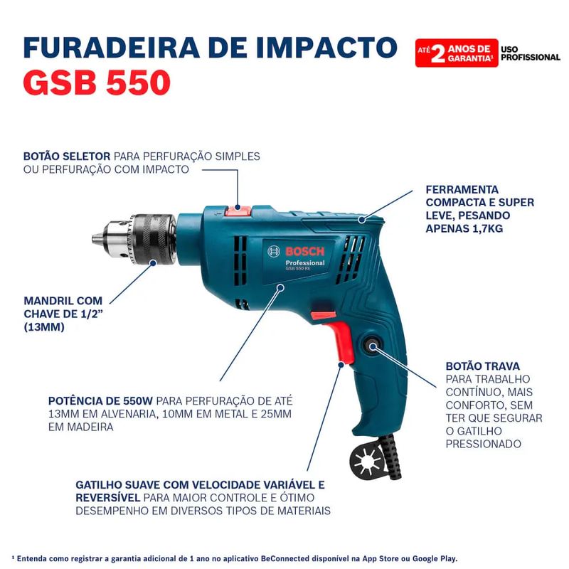 Furadeira-de-Impacto-GSB-550-RE-com-14-Acessorios-de-550-Watts-110-Volts---06011B60D4000---BOSCH
