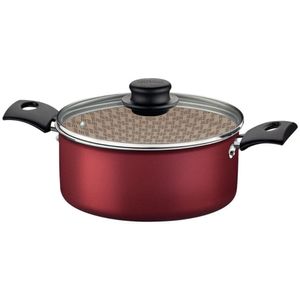 Caçarola Turim em Alumínio Antiaderente Starflon Max Vermelho 20cm 2,8 Litros - 20261820 - TRAMONTINA