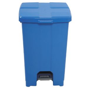 Cesto com Pedal Quadrado de 60 Litros Azul - P60A - JSN