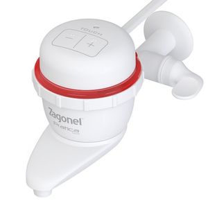 Torneira Prática Touch Eletronica 5500 Watts 110 Volts Branco - TPREL55127BR03 - ZAGONEL