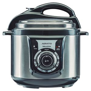 Panela de Pressão 4 Litros Elétrica com Painel Eletrônico com Timer 110 Volts - 3879 - AGRATTO