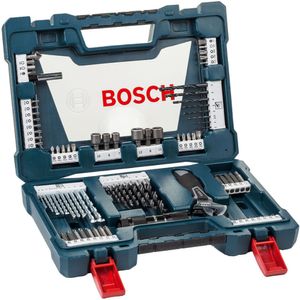 Jogo de Pontas e Brocas  Titânio Mala V-Line com 83 Peças - 2607017403 - BOSCH