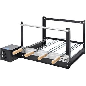 Churrasqueira Giratória Trongrill Preto 4 Espeto 59cm Bivolt - 51.13-0010 - TRON