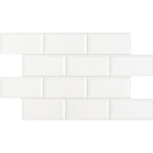 Revestimento Brilhante Metrô Dia 31x54cm Caixa 1,58m² / 11 Peças - 31106951 - SAVANE