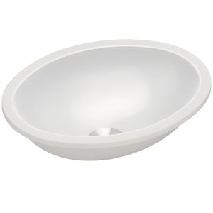 Cuba Oval Pequena de Embutir Cinza Prata 30x39cm - 1101190777300 - CELITE