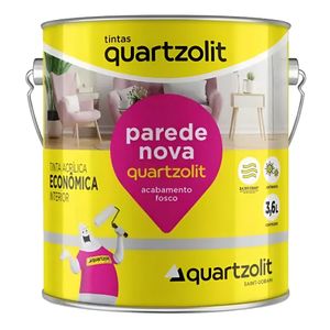 Tinta Parede Nova Econômica 3,6 Litros Branco Neve - 0603.00000.0036GL - QUARTZOLIT