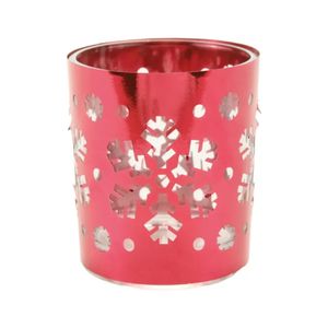 Suporte para Vela Vermelho 7x8cm - 1091834 - CROMUS