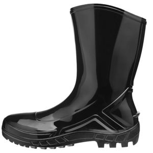 Bota Preta PVC Cano Médio N°44 - 700453-44 - MARLUVAS