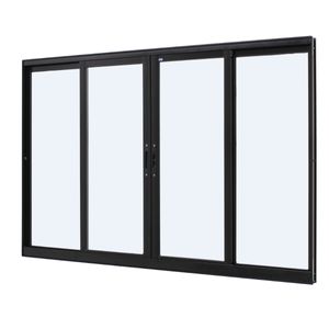 Janela Caribe 4 Folhas 150x100 Preta - 1002-5673 - JAP