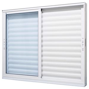 Janela Veneziana Perfecta 3 Folhas 120x100cm Branca - 1018-73 - JAP
