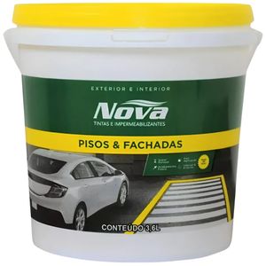 Tinta para Piso Demarcação Preto 3,6 Litros - 20000000029 - NOVA TINTAS