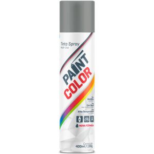 Tinta Spray 400ml Uso Geral Cinza Escuro - 5510186 - PAINTCOLOR