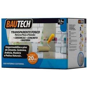 Manta Liquida Renova Piso e Parede Transparente Fosca 2,5 Kilos - 13380 - BAUTECH