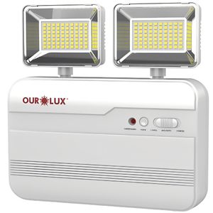 Luminária Led Multiuso com 2 Farois 15 Watts 1200LM 6500K - 01978 - OUROLUX