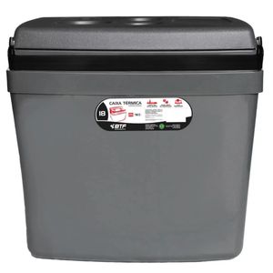 Caixa Térmica de 18 Litros Cinza - CXT0118 - BOTAFOGO