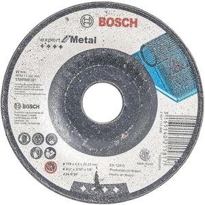 Disco de Desbaste Para Metal A24 41/2x3/16x7/8 - 26086.005.05 - BOSCH