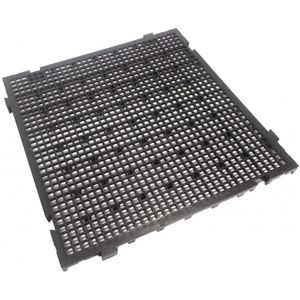 Piso Plástico 50x50cm Preto - EKO-PIS-02-03 - EKOPALETE