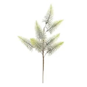 Galho Decorativo com Folhas Nevada 41cm - 1091180 - CROMUS